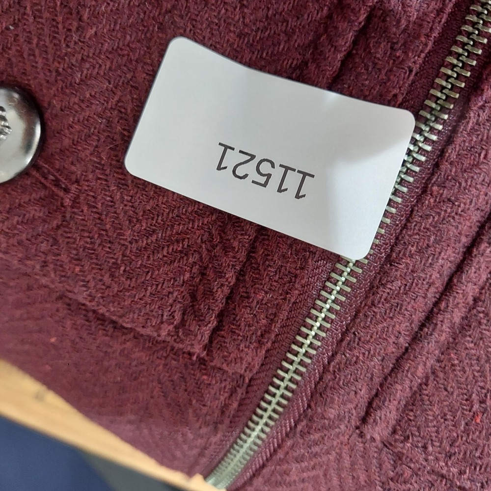 torrid Burgundy Military-Style Trench Coat - Picture 11 of 11
